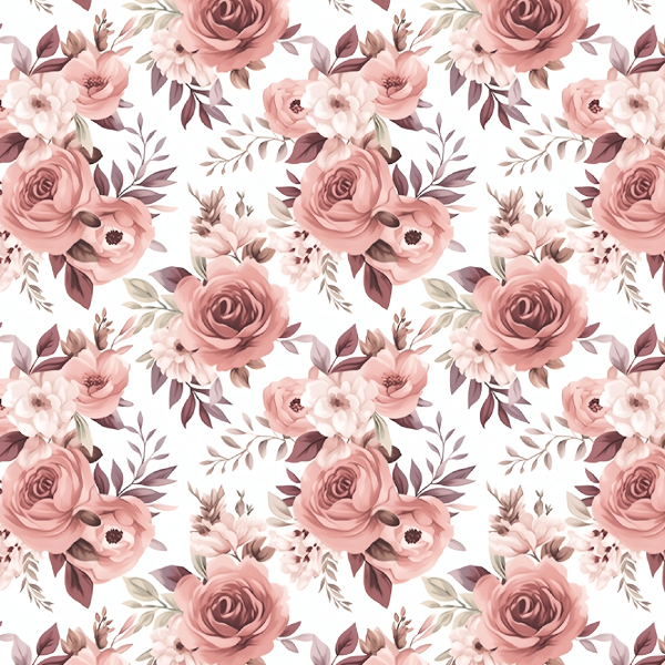 Winter Lovelys Allover 2 Aquarell Blumen